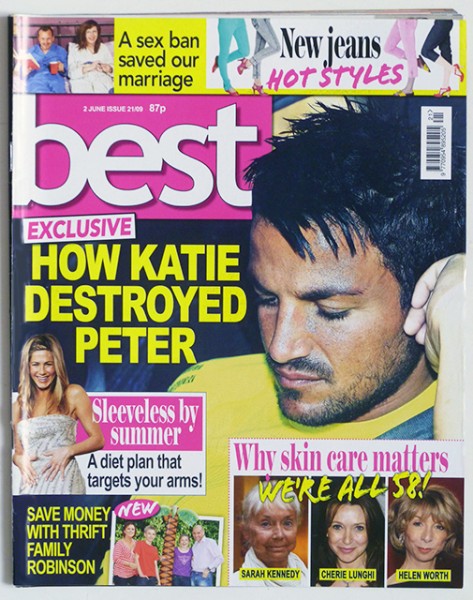 BEST Magazine Peter Andre Peaches Geldof Amanda Holden 2 June 2009 Magazinemix co uk