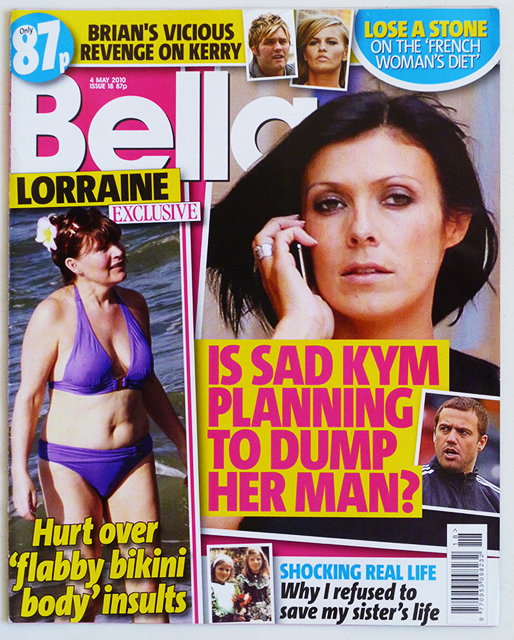 BELLA Magazine Kym Marsh, Lorraine Kelly, Carol McGiffin, Madeleine McCann (4 May 2010)