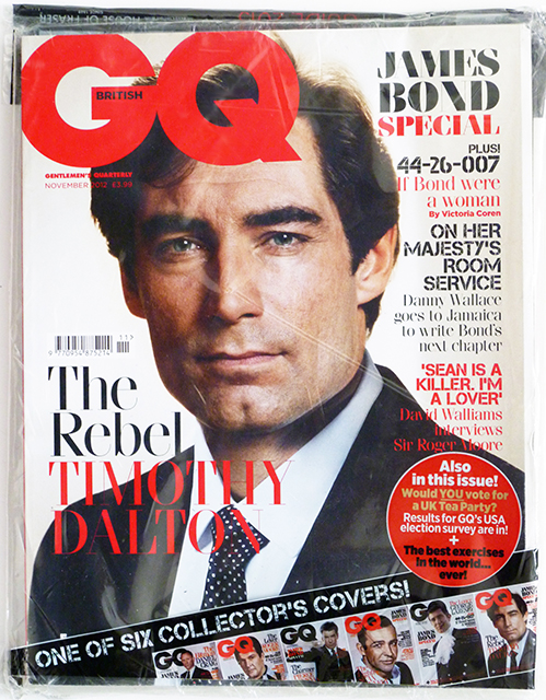 GQ Magazine James Bond Special Timothy Dalton (Nov 2012) - magazinemix ...
