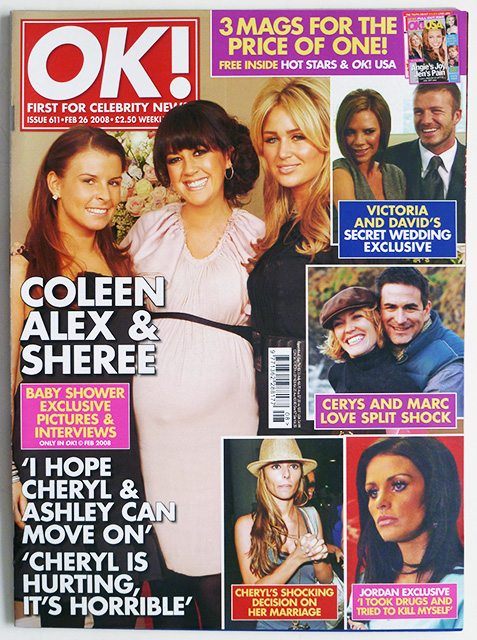 OK! Magazine Issue 611 Sheree Murphy, Katherine Heigl, Victoria Beckham (Feb 26, 2008)