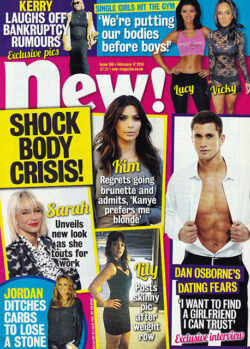 New! Magazine Issue 558 Dan Osborne, Kim Kardashian (Feb 17, 2014)