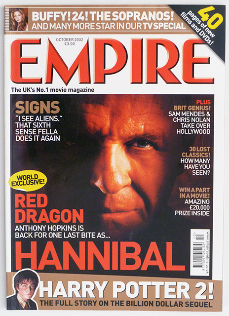 EMPIRE Magazine Issue 160 Anthony Hopkins, Steve Buscemi (Oct 2002)
