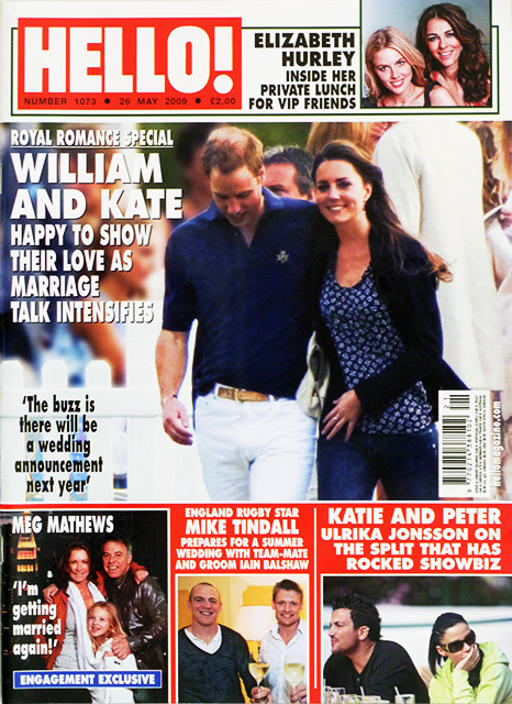HELLO! Magazine Issue 1073 Prince William & Kate, Katie Price & Peter Andre (26 May 2009)