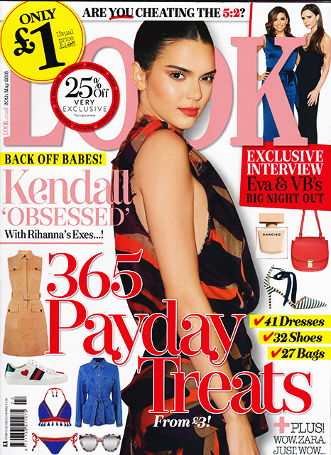 LOOK Magazine Kendall Jenner, Irina Shayk (30 May 2016) - magazinemix.co.uk