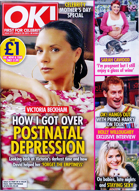 OK! Magazine Issue 819 Victoria Beckham, Prince Harry (March 20, 2012)