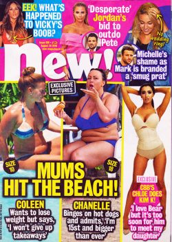 New! Magazine Issue 688 Coleen, Chanelle, Chloe, Mark & Michelle (August 29, 2016)