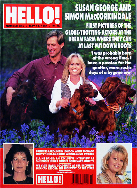 HELLO! Magazine Issue 355 Susan George & Simon MacCorkindale, Isabel ...