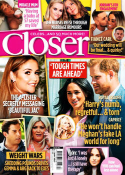 CLOSER Magazine Issue 952 Harry & Meghan, Katie Price (1-7 May 2021)