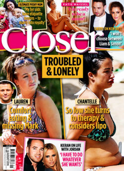 Closer Magazine Issue 710 Lauren, Chantelle, Jordan, Kim, Liam (6-12 August 2016)
