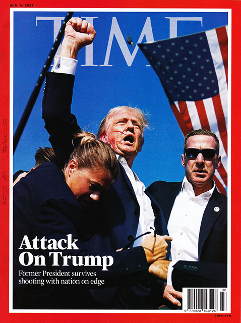 TIME MAGAZINE Attack on Trump (August 5, 2024)