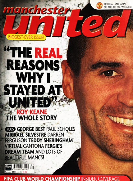 MANCHESTER UNITED Official Magazine Roy Keane (February 2000 ...