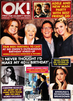 OK! Magazine Issue 811 Sid Owen, Kelly Brook, Angelina Jolie, Freddie Starr (January 24, 2012)