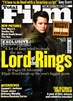 TOTAL FILM Magazine Issue 60 Lord of the Rings: Fellowship of the Ring, Tony Scott (January 2002)
