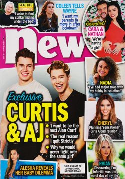New! Magazine Issue 877 Curtis & AJ, Alesha, Rhian, Coleen, Cheryl, Nadia (11 May 2020)