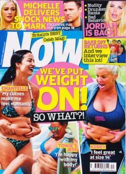 NOW Magazine Chantelle, Michelle, Kerry, Jordan, Sam Bailey (22 August 2016)