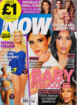 NOW Magazine Gemma, David & Victoria, Gaz & Lillie, Kim, Sofia (4 May 2015)