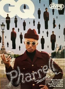 GQ Magazine Pharrell Williams, Harris Dickinson, Josh O'Connor (September 2023)