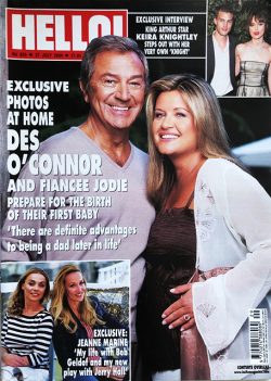 HELLO! Magazine Issue 826 Des O'Connor & Jodie Brooke Wilson, Colin Farrell (27 July 2004)