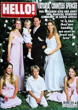HELLO! Magazine Issue 851 Victoria Spencer & Jonathan Aitken, George Clooney, Paul Burrell (25 January 2005)