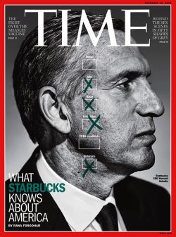 TIME MAGAZINE Howard Schultz, Nicki Minaj (February 16, 2015)