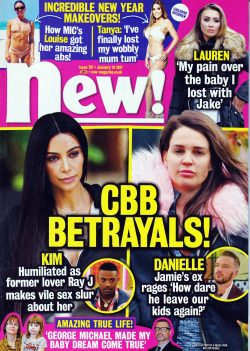 New! Magazine Issue 707 Kim, Danielle, CBB, Tanya, Tom (January 16, 2017)