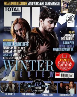 TOTAL FILM Magazine Issue 225 Daniel Radcliffe, Brad Pitt, David Fincher (November 2014)