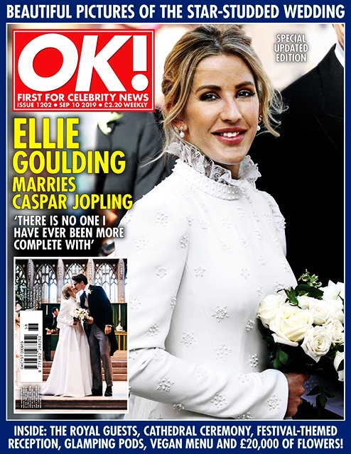 OK! Magazine Issue 1202 Ellie Goulding Wedding, Ferne McCann, Kym Marsh & Scott, Strictly (September 10, 2019)