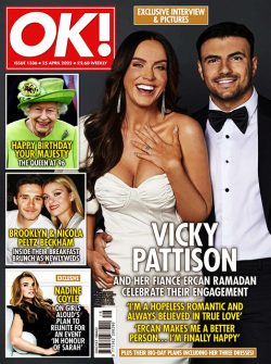 OK! Magazine Issue 1336 Vicky Pattison & Ercan Ramadan, Brooklyn Beckham & Nicola (25 April 2022)