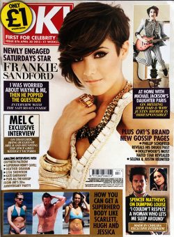 OK! Magazine Issue 876 Frankie Sandford, Paris Jackson, Mel C, Spencer Matthews (April 30, 2013)