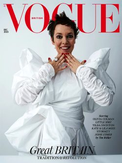 VOGUE Magazine Olivia Colman, Kate Moss & Lila, Gigi Hadid, Stormzy (December 2023)