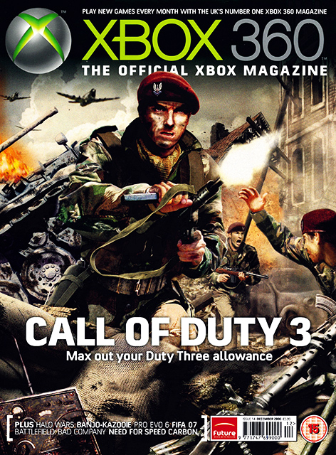 XBOX 360 Magazine Issue 14 Call of Duty 3 (December 2006)