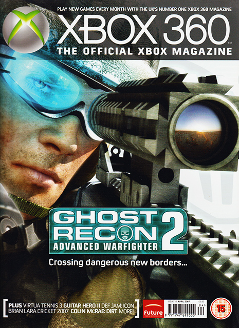 XBOX 360 Magazine Issue 19 Ghost Recon Advanced Warfighter 2 (April 2007)