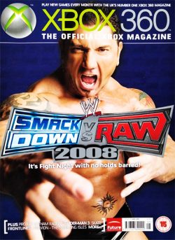 XBOX 360 Magazine Issue 20 WWE Smackdown Vs Raw 2008 (May 2007)
