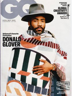 GQ Magazine Donald Glover, Hoyeon, Karol G, Tim Cook (April/May 2023)