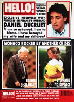 HELLO! Magazine Issue 426 Daniel Ducruet, Imran & Jemima Khan, Pete Sampras, Armani (September 28, 1996)