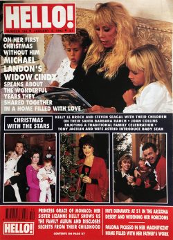 HELLO! Magazine Issue 184 Cindy Landon, Kelly Le Brock, Tony Jacklin (January 4, 1992)