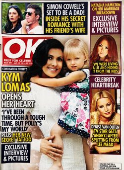 OK! Magazine Issue 891 Kym Marsh, Simon Cowell & Lauren, Donna Air, Bruce Willis (August 13, 2013)