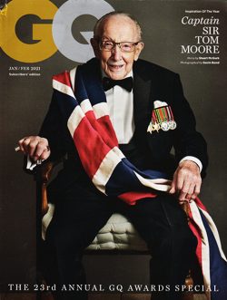 GQ Magazine Issue Jan/Feb 2021 Captain Sir Tom Moore, Marcus Rashford, John Lennon