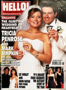 HELLO! Magazine Issue 762 Tricia Penrose & Mark Simpkin, Martin Clunes, Harrison Ford (April 29, 2003)