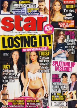 Star Magazine Issue 505 Lucy, Tulisa, Rihanna, Liam (21 October 2013)